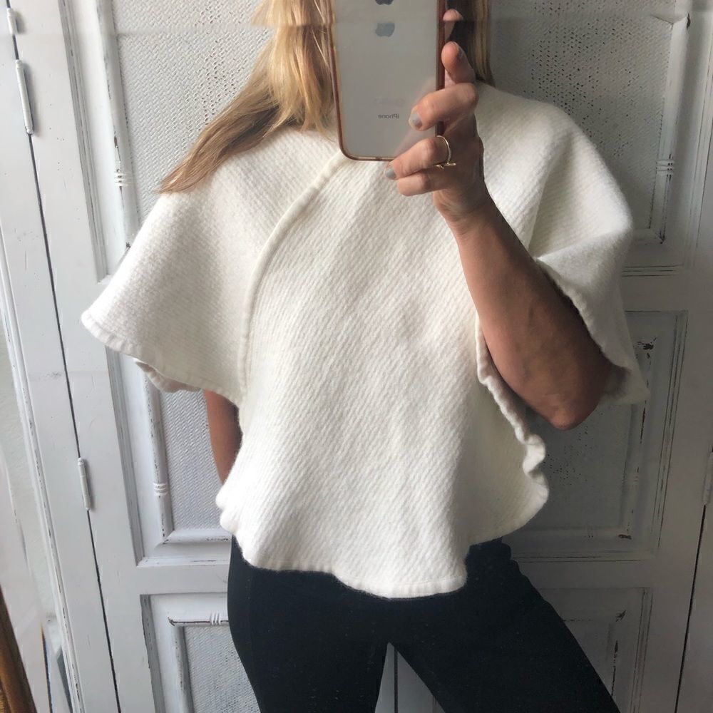 VINTAGE LAMBSWOOL ANGORA BLEND SHAWL/ WRAP